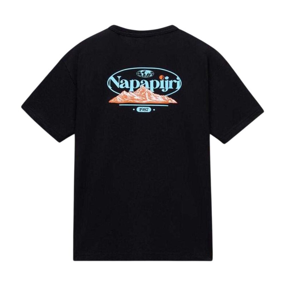 Napapijri Mens Graphic T-Shirt / Black
